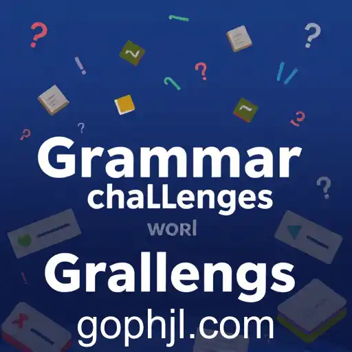 Exploring the 'Grammar Challenges' Game Category with 'phjl' as Your Guide